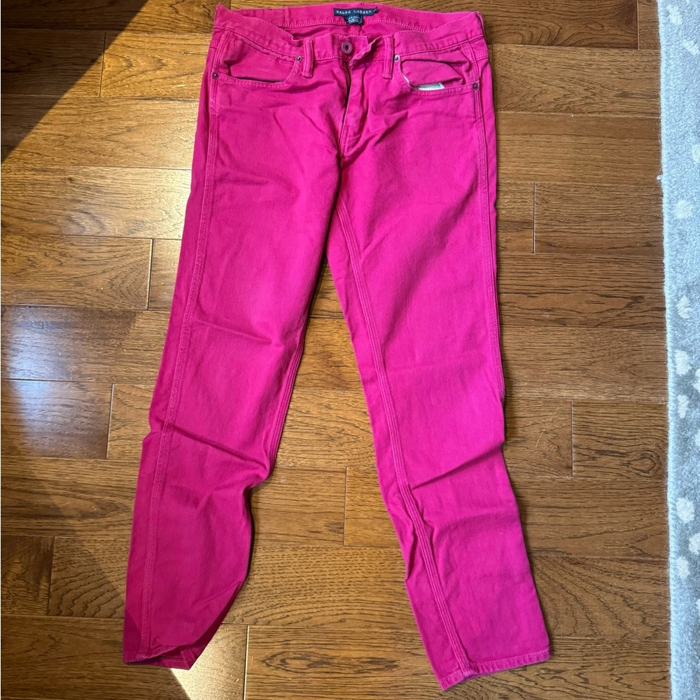 Pink Ralph Lauren jeans EUC
